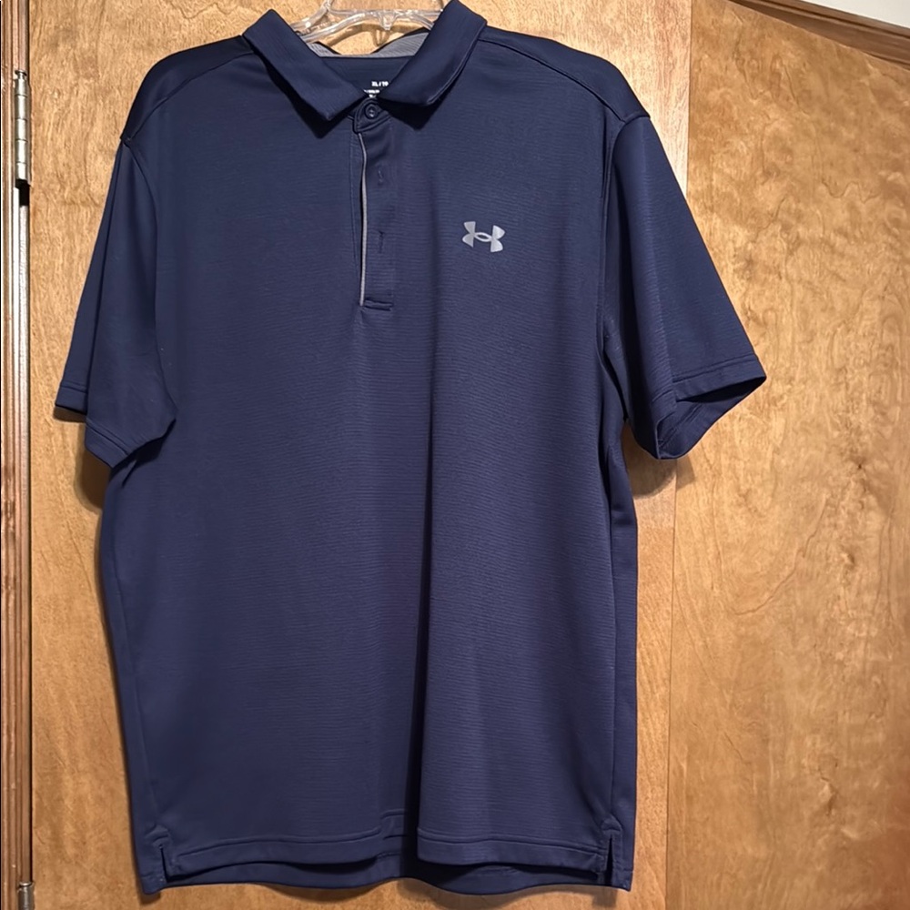 Under Armour Men's Navy Polo Shirt